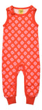Dungaree | Clover - Red/ Pink