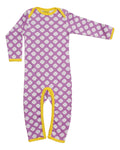 Lap Neck Suit | Clover - Violet Tulle, Vibrant Yellow Taping