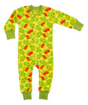 Zip Suit | Rowan, Foliage Green Ribb