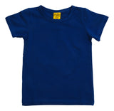 Solid | Short Sleeve Top | More Than a Fling - Snorkel Blue