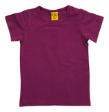 Solid | Short Sleeve Top | More Than a Fling - Dewberry Purple