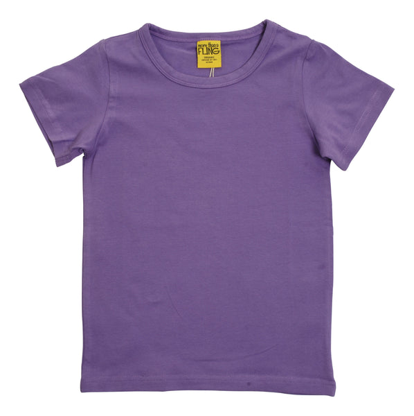 Solid | Short Sleeve Top | Bougainvillea Purple