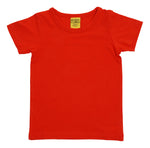 Solid | Short Sleeve Top | Fiesta Red