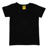 Solid | Short Sleeve Top | Black