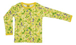 Long Sleeve Top | Wild Flowers - Yellow