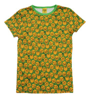 Short Sleeve Top | Pumpkin- Green