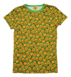 Short Sleeve Top | Pumpkin- Green