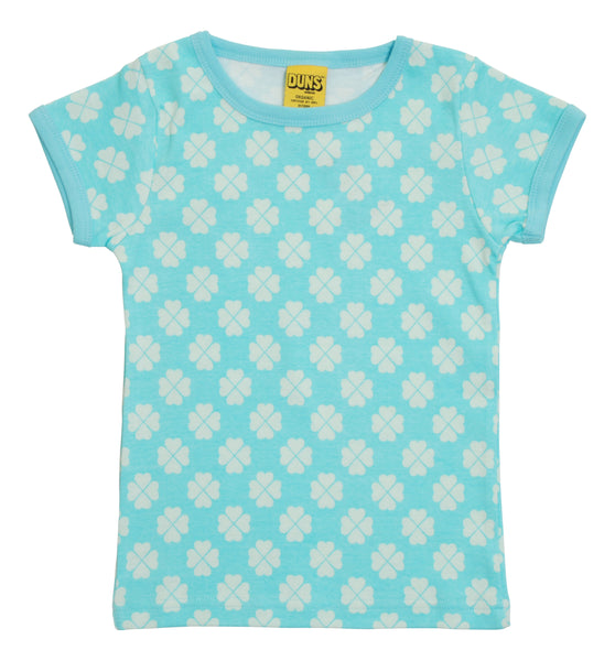 Short Sleeve Top | Clover- Blue Radiance