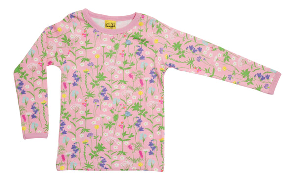 Long Sleeve Top | Wild Flowers - Pink