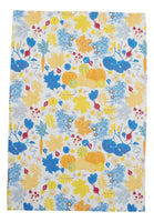 Kitchen Towel | Fall Flowers- Hawaiian Blue