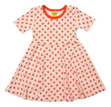 Short Sleeve Skater Dress | Tiny Radish - Pink