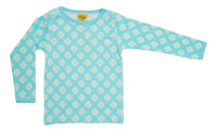 Long Sleeve Top | Clover - Blue Radiance/ Light Blue