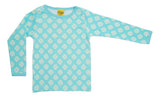 Long Sleeve Top | Clover - Blue Radiance/ Light Blue