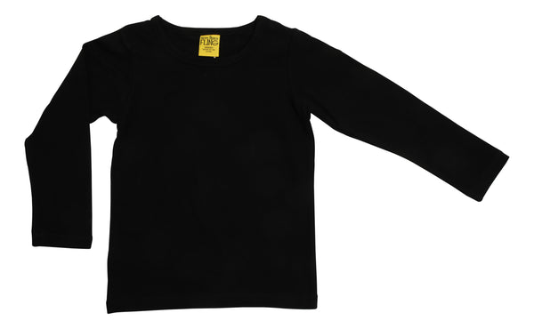 Solid | Long Sleeve Top | Black