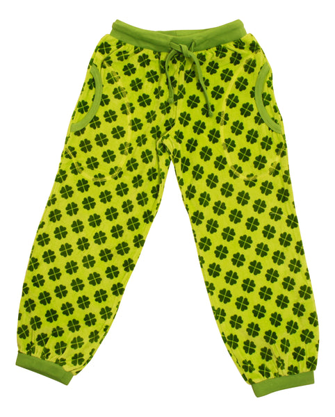 Velour Pants | Velour - Clover - Green