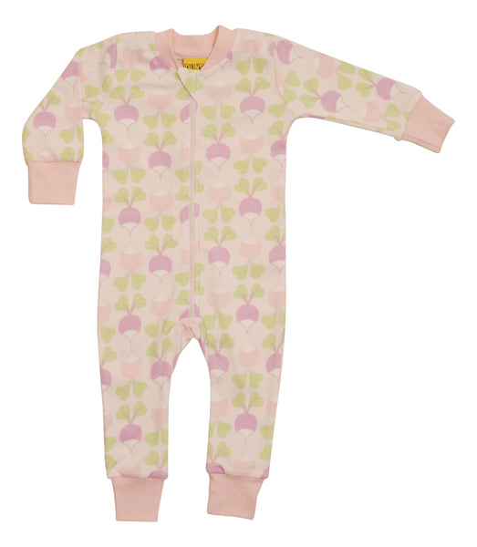 Zip Suit | Big Radish - Petal Pink. Blushing Bride Ribb