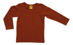 Solid | Long Sleeve Top | Brown