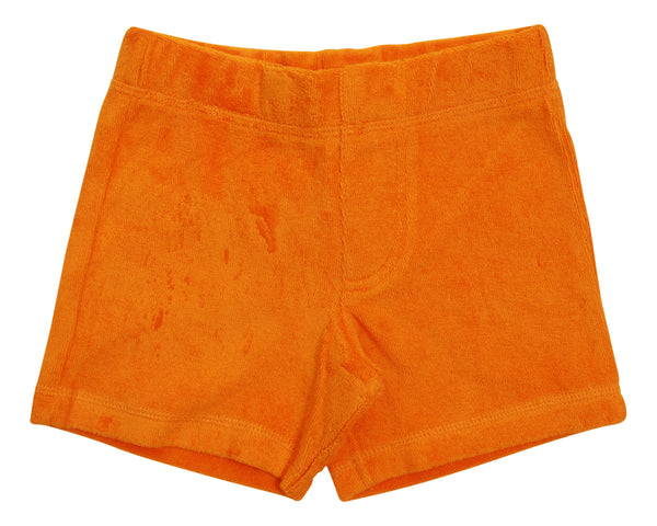 Terry Short Pants | Bright Marigold Orange