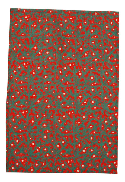 Kitchen/ Tea Towel | Pine Needle - Red