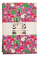 Beddings | Pigs and Acorns - Violet Tulle, SIZE 210 x 140, 74 x 48 cm