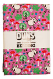 Beddings | Pigs and Acorns - Violet Tulle, SIZE 210 x 140, 74 x 48 cm