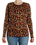 Long Sleeve Top | Gingerbread - Black