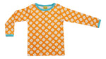 Long Sleeve Top | Clover - Bright Marigold Orange