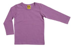 Solid | Long Sleeve Top | Violet Tulle