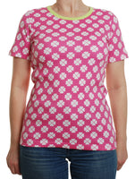 Short Sleeve Top | Clover- Pink