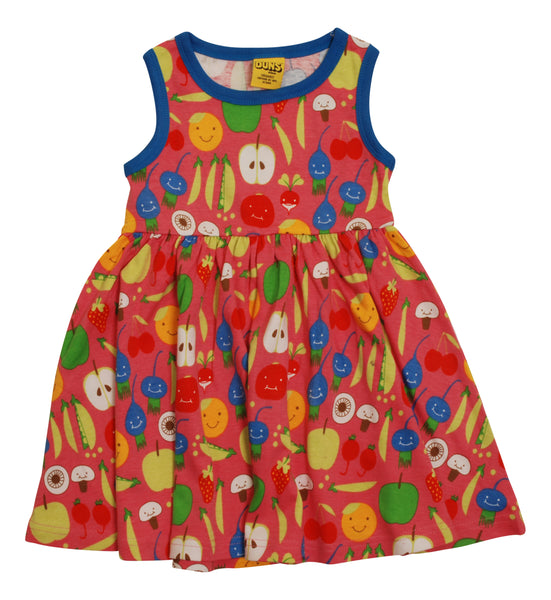 Sleeveless Dress with Gathered Skirt | Harvest - Pink Carnation