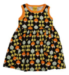 Sleeveless Dress with Gathered Skirt | Big Radish - Black