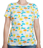 Short Sleeve Top | Sun and Rain