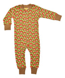 Zip Suit | Radish - Butternut Brown. Butternut Brown Ribb