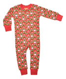 Zip Suit | Multi Radish - Rouge Red. Rouge Red Ribb