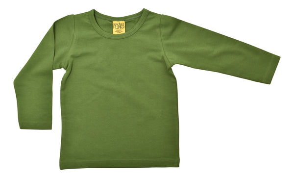 Solid | Long Sleeve Top | More Than a Fling -  Green