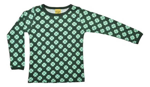 Long Sleeve Top | Clover - Bistro Green. Bistro Green Taping