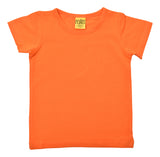 Solid | Short Sleeve Top | More Than a Fling - Golden Puppy Orange