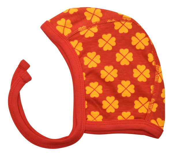 Babycap / Bonnet | Clover - Pompeian Red