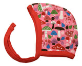 Babycap / Bonnet | Mushrooms - Pink