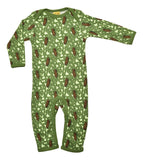 Lap Neck Suit | Pine Cones