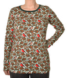 Long Sleeve Top | Bullfinch - Honeydew Blue, Bistro Green Taping