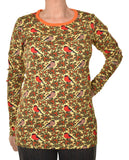 Long Sleeve Top | Bullfinch - Yellow Cream, Golden Poppy Orange Taping