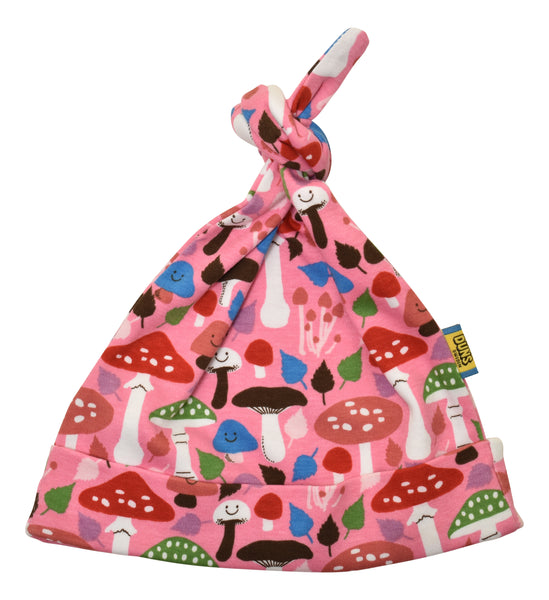 Knot Hat | Mushrooms - Pink