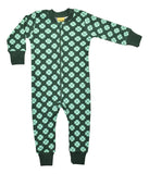 Zip Suit | Clover - Bistro Green. Bistro Green Ribb