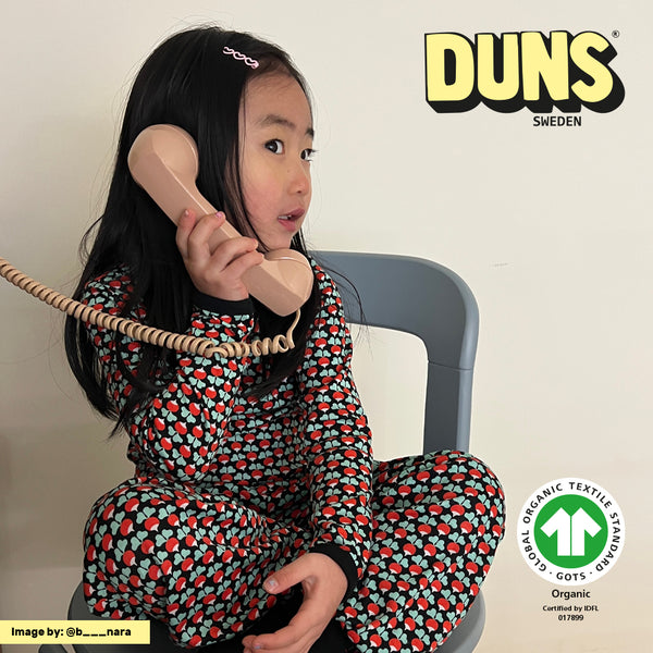 Long Sleeve Top | Mini Radish - Black. Black Taping