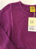 Long Sleeve Top, Solid- Dark Magenta, 122/128 cl, 6-8 years | BITS AND PIECES, item 16