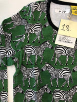 Long Sleeve Top, Zebras- Green, X-Small, 34 | BITS AND PIECES, item 18