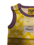 Play Suit, Clover- Yellow with Lavender Taping, 68 cl, 4-6 Months | BITS AND PIECES, item 61