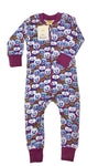 Zip Suit, Pansy- Purple, 86 cl, 12-18 Months | BITS AND PIECES, item 85