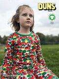 Long Sleeve Top | Tomato - Pink, Jelly Bean Green Taping